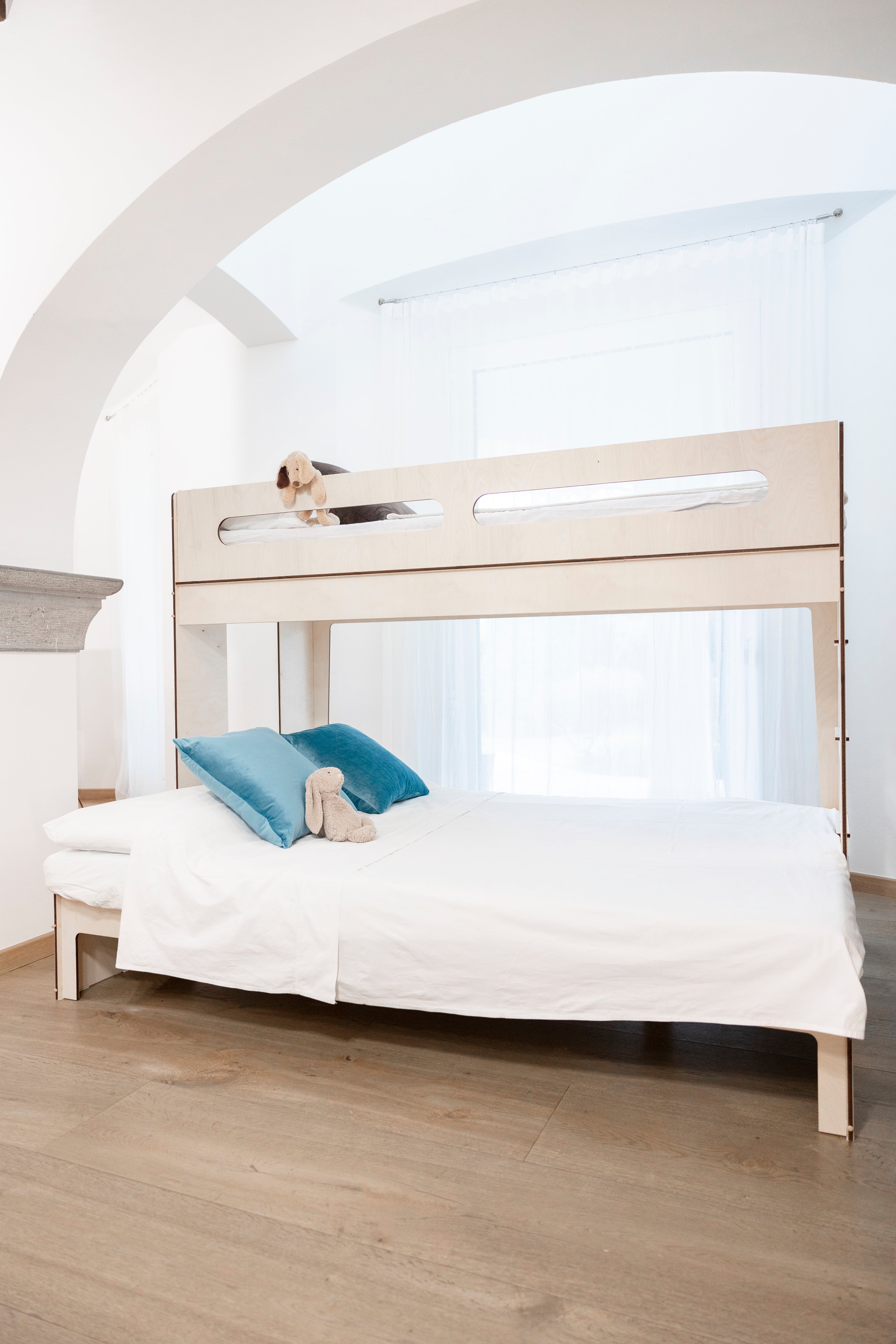 Tribù - Letto a castello matrimoniale