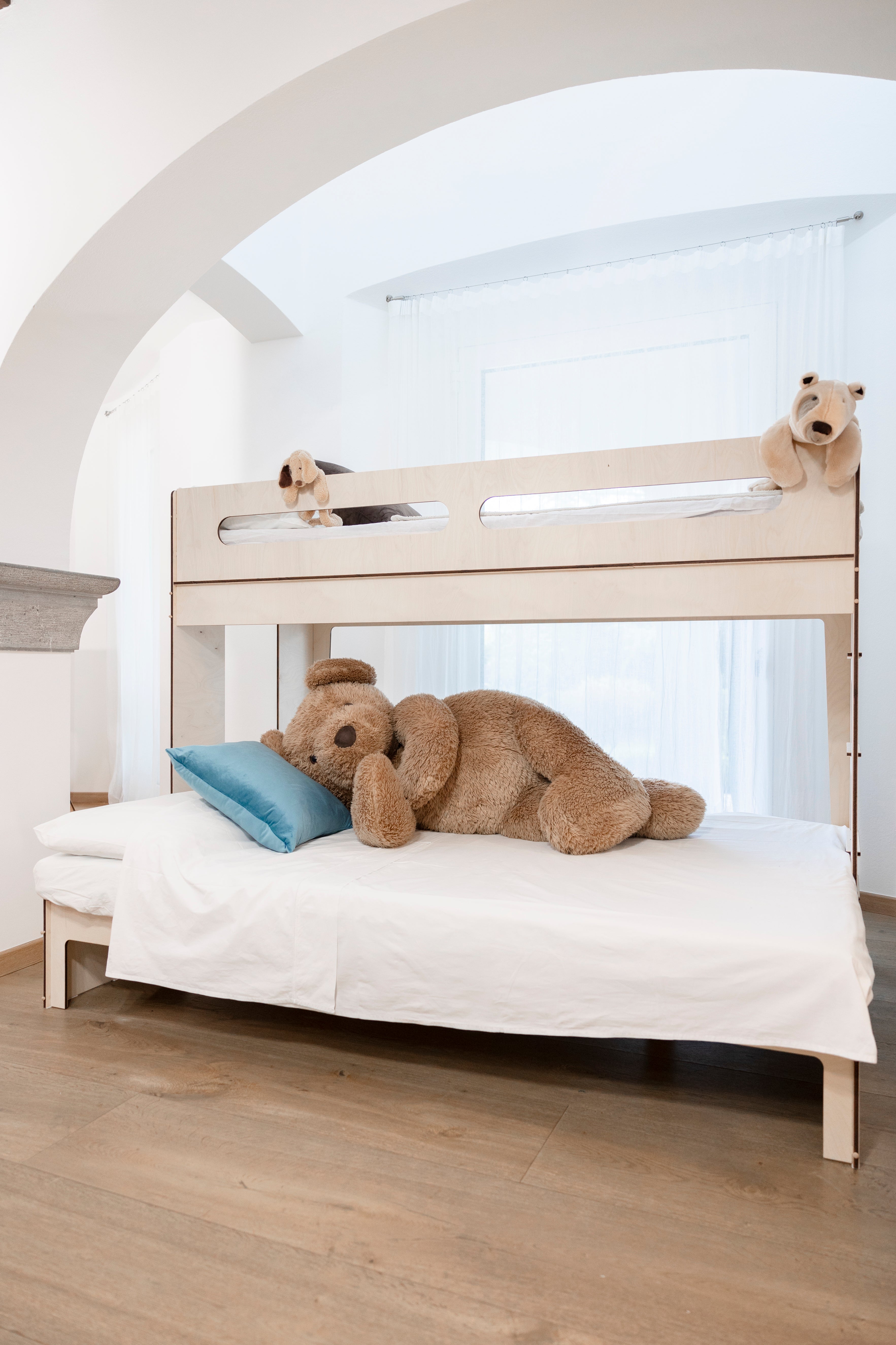 Tribù - Letto a castello matrimoniale